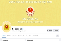 Ra mắt trang thông tin chính thức của Bộ Công an trên nền tảng mạng xã hội Facebook.