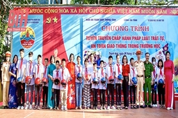 Đẩy mạnh tuyên truyền pháp luật về trật tự an toàn giao thông cho học sinh, thanh thiếu niên