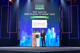 Năm thứ 4 liên tiếp Sun Group được vinh danh “Top 100 nơi làm việc tốt nhất Việt Nam”