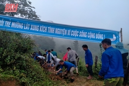 Sức trẻ vùng cao Mường Lát “mở” những công trình