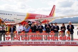 Tin vui: Đường bay TP Hồ Chí Minh - Điện Biên của Vietjet đã chính thức khai trương