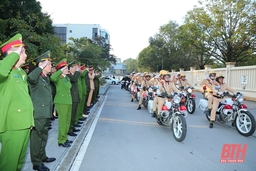 Công an Thanh Hóa ra quân tấn công, trấn áp tội phạm, bảo đảm ANTT Tết Nguyên đán Giáp Thìn 2024