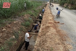 Nông Cống hoàn thành kế hoạch làm thủy lợi mùa khô