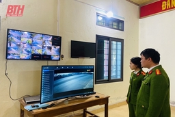 Mô hình camera giám sát an ninh và phòng cháy, chữa cháy tại phường Quảng Thọ