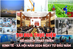 Bản tin 18h ngày 23/1/2024:  Thi đua thực hiện kế hoạch phát triển kinh tế - xã hội năm 2024 ngay từ đầu năm