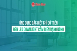 Đèn LED downlight âm trần Rạng Đông - Giải pháp chiếu sáng thế hệ mới