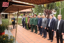 Chủ nhiệm Ủy ban Kiểm tra Tỉnh ủy Lê Quang Hùng kiểm tra tình hình sản xuất, đời sống Nhân dân tại huyện Thọ Xuân