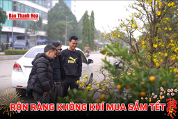 Rộn ràng không khí mua sắm tết