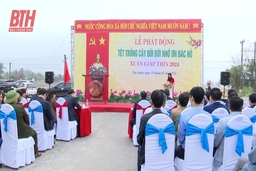 Thọ Xuân phát động trồng cây, trồng rừng Xuân Giáp Thìn 2024