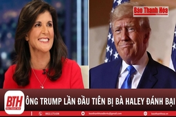 Bầu cử sơ bộ Mỹ: Ông Trump lần đầu tiên bị bà Haley đánh bại