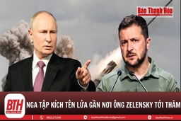 Tên lửa Nga rơi cách đoàn xe chở ông Zelensky và Thủ tướng Hy Lạp chỉ 500m