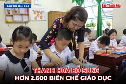 [Bản tin 18h] Thanh Hoá bổ sung hơn 2.600 biên chế giáo dục