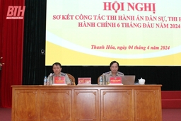 Sơ kết 6 tháng công tác thi hành án dân sự, thi hành án hành chính