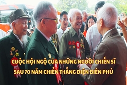 Cuộc hội ngộ của những người chiến sĩ sau 70 năm Chiến thắng Điện Biên Phủ