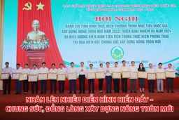 Nhân lên nhiều điển hình hiến đất - chung sức, đồng lòng xây dựng NTM