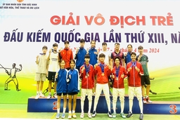 VĐV Thanh Hóa thi đấu thành công tại Giải vô địch trẻ Đấu kiếm quốc gia lần thứ XIII năm 2024