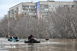 Nga: Hơn 125.000 người phải sơ tán do nước lũ trên sông dâng nhanh