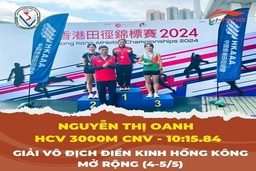 Việt Nam giành ba huy chương Vàng tại Giải Vô địch Điền kinh Hong Kong mở rộng