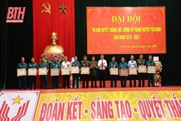Đại hội Thi đua Quyết thắng lực lượng vũ trang huyện Yên Định giai đoạn 2019-2024