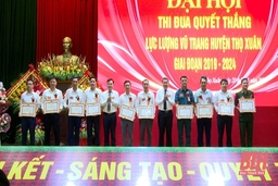 Đại hội Thi đua Quyết thắng lực lượng vũ trang huyện Thọ Xuân