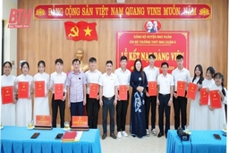 Đảng bộ huyện Như Xuân chú trọng phát triển đảng viên là học sinh THPT