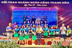 Bế mạc và trao giải Hội thao ngành Ngân hàng tỉnh Thanh Hóa năm 2024