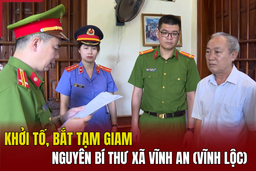 [Video] Khởi tố, bắt tạm giam nguyên Bí thư Đảng ủy xã Vĩnh An