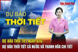 Dự báo thời tiết ngày 6/6: Dự báo thời tiết cả nước và Thanh Hóa chi tiết