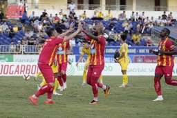Đông Á Thanh Hóa đánh bại đội chủ nhà Sông Lam Nghệ An ở vòng 23 V.League 1 