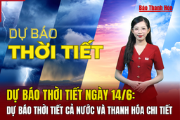 Dự báo thời tiết ngày 14/6: Dự báo thời tiết cả nước và Thanh Hóa chi tiết
