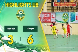 [HIGHLIGHT] U8 Thiệu Hóa 3-6 U8 Yên Định | Giải Bóng đá Nhi đồng Cúp Báo Thanh Hoá 2024