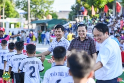 Ấn tượng ngày khởi tranh giải Bóng đá Nhi đồng Cúp Báo Thanh Hoá lần thứ III - năm 2024
