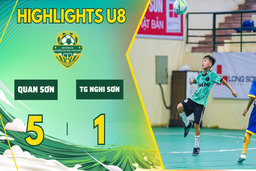 [HIGHLIGHT] U8 Quan Sơn 5 - 1 U8 TG Nghi Sơn | Giải Bóng đá Nhi đồng Cúp Báo Thanh Hoá 2024