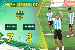 [HIGHLIGHT] U10 Thiệu Hóa 7-3 U10 Bá Thước | Giải Bóng đá Nhi đồng Cúp Báo Thanh Hoá 2024