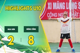 [HIGHLIGHT] U10 Nga Sơn 2 - 8 U10 Nông Cống | Giải Bóng đá Nhi đồng Cúp Báo Thanh Hoá 2024