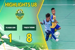 [HIGHLIGHT] U8 TG Nghi Sơn 1 - 8 U8 Thạch Thành | Giải Bóng đá Nhi đồng Cúp Báo Thanh Hoá 2024