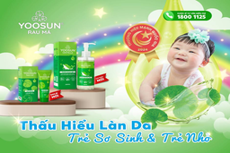 Bộ đôi “Mát lành làn da Yoosun Rau Má” chính thức hợp tác với hệ thống siêu thị Mẹ và Bé Bibo Mart