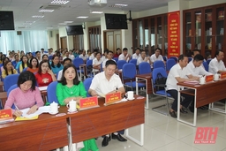 Khai giảng lớp Trung cấp lý luận chính trị không tập trung TP Thanh Hóa, khóa học 2024-2025 