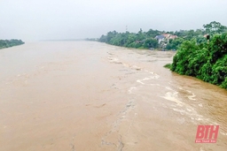 Cảnh báo lũ trên sông Mã khu vực Thanh Hóa