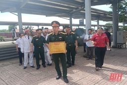 Lễ đón nhận hài cốt liệt sĩ Nguyễn Văn Luân