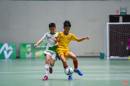 U11 Việt Hùng Thanh Hoá thắng tưng bừng trận ra quân Giải Bóng đá Nhi đồng toàn quốc 2024