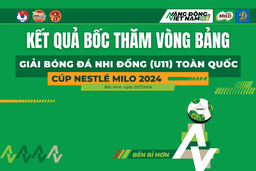U11 Việt Hùng Thanh Hoá xác định bảng đấu tại VCK Giải Bóng đá Nhi đồng toàn quốc Cup Nestel MILO 2024