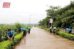 Những cung đường mang tiêu chí “xanh” ở Hà Trung