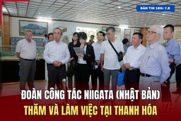 [Bản tin 18h] Đoàn công tác Niigata (Nhật Bản) thăm và làm việc tại Thanh Hóa