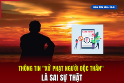 [Bản tin 18h] Thông tin “xử phạt người độc thân” là sai sự thật