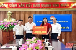 Như Xuân trao thêm 1 tỷ đồng ủng hộ đồng bào bị thiệt hại do bão số 3