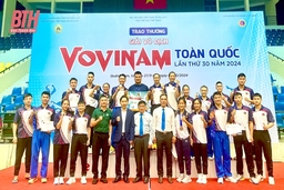 Thanh Hóa xếp thứ 3 toàn đoàn tại Giải vô địch Vovinam toàn quốc 2024