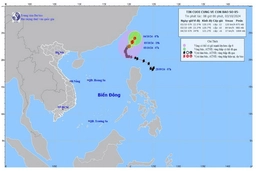 Bão số 5 đã di chuyển ra ngoài Biển Đông, không có khả năng quay trở lại