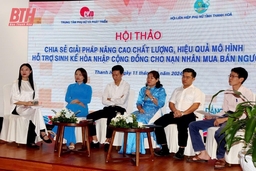 Hội thảo “Giải pháp nâng cao chất lượng, hiệu quả mô hình hỗ trợ sinh kế hòa nhập cộng đồng cho nạn nhân mua bán người”