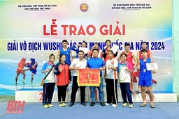 Thanh Hóa xếp thứ nhì nội dung đối kháng tại Giải vô địch Wushu các đội mạnh quốc gia 2024